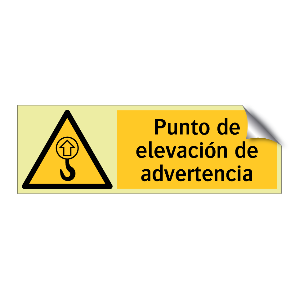 Punto de elevación de advertencia