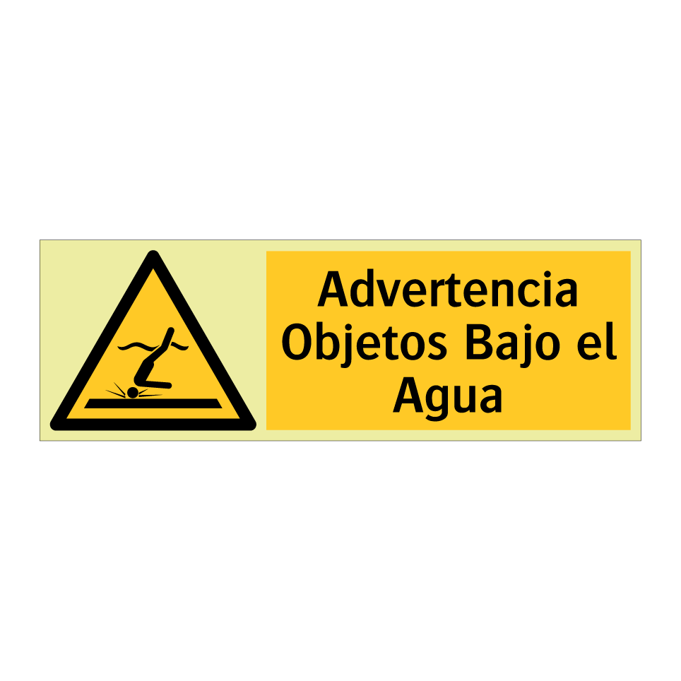 Advertencia Objetos Bajo el Agua