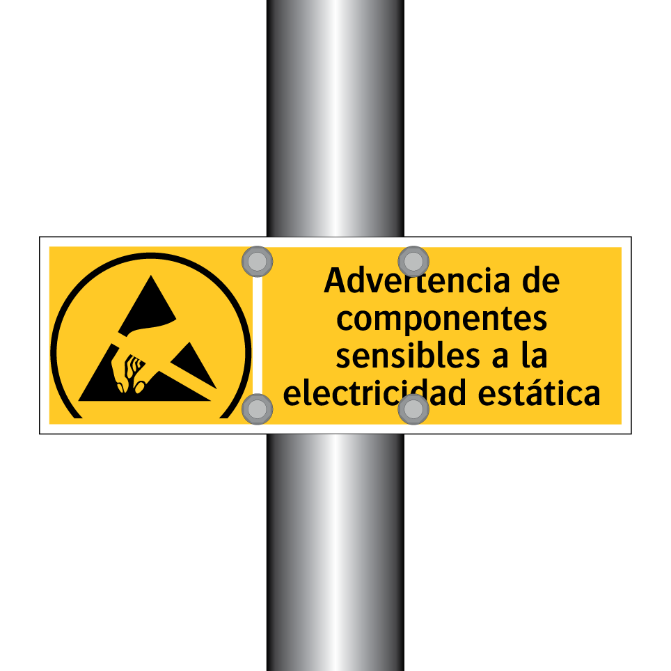 Advertencia de componentes sensibles a la electricidad estática