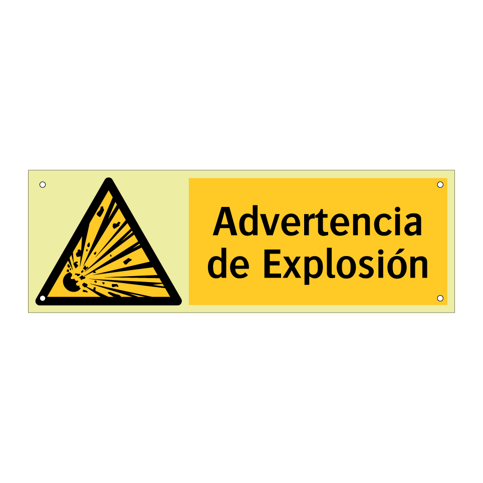 Advertencia de Explosión