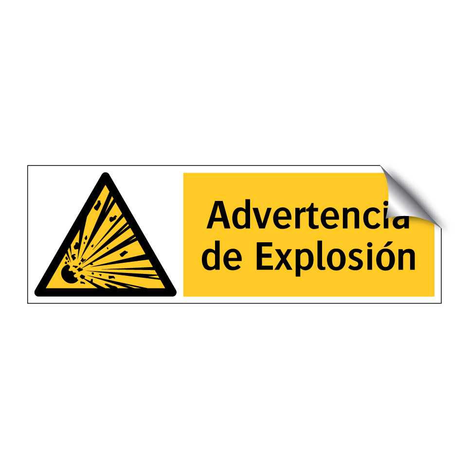 Advertencia de Explosión