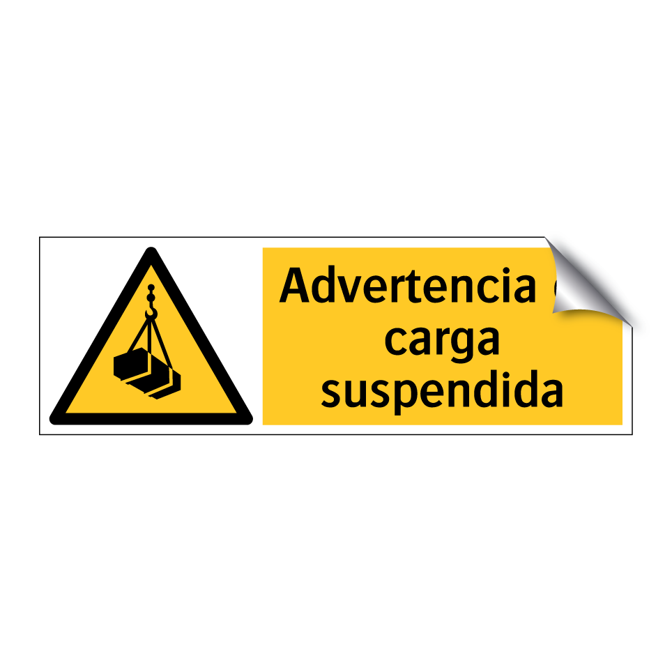 Advertencia de carga suspendida