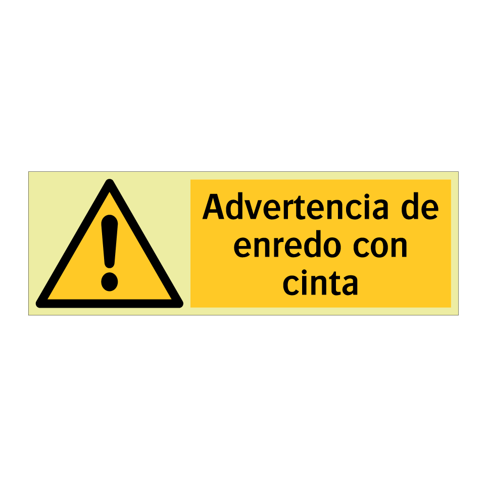 Advertencia de enredo con cinta