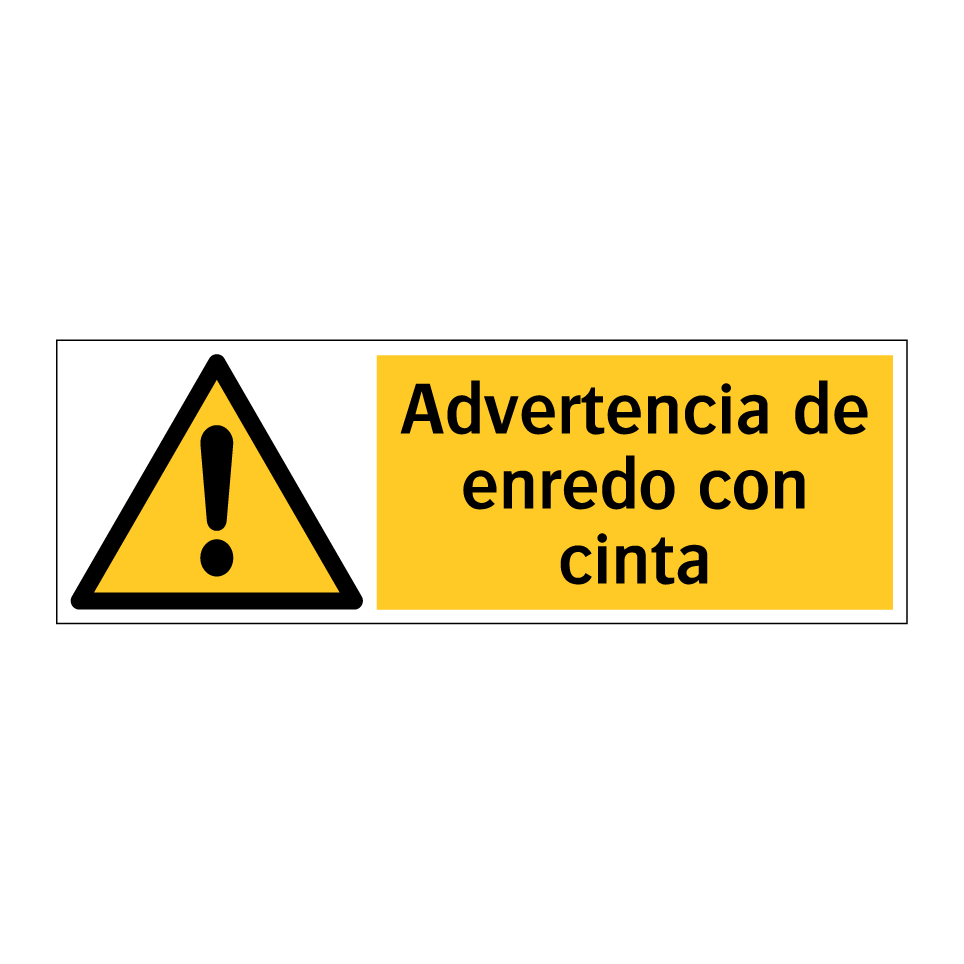 Advertencia de enredo con cinta