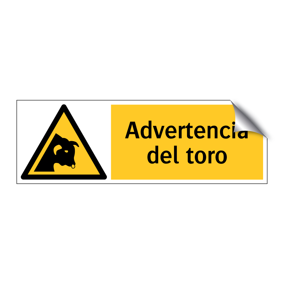 Advertencia del toro