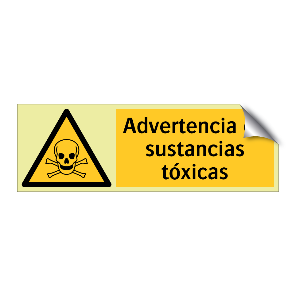 Advertencia de sustancias tóxicas