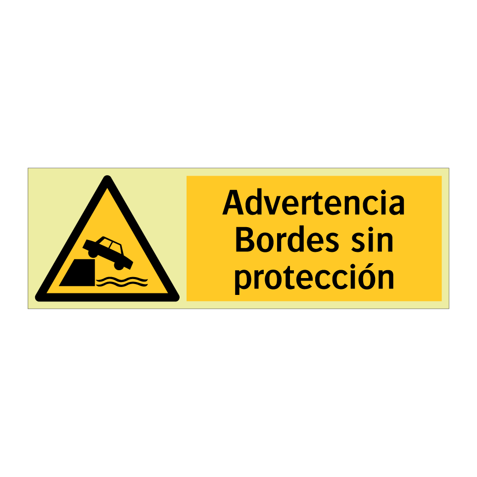 Advertencia Bordes sin protección