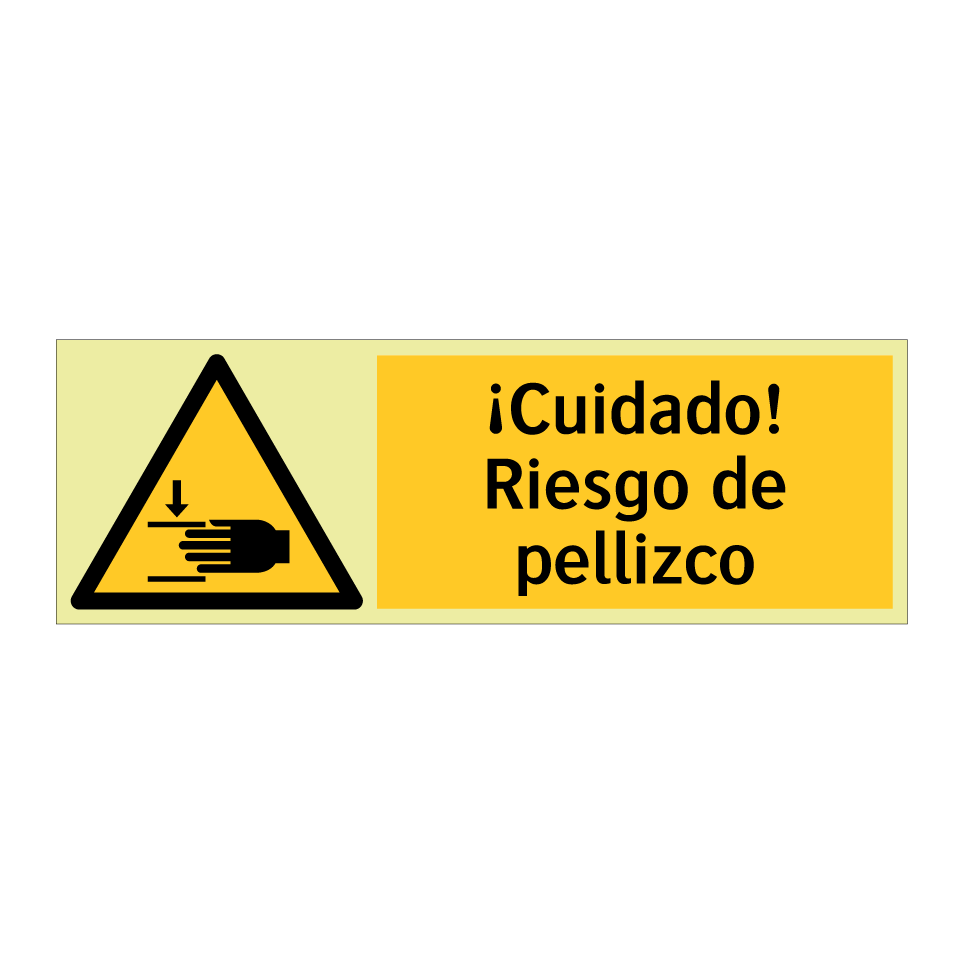 ¡Cuidado! Riesgo de pellizco