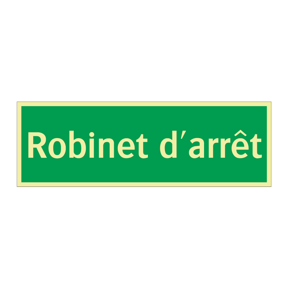 Robinet d'arrêt