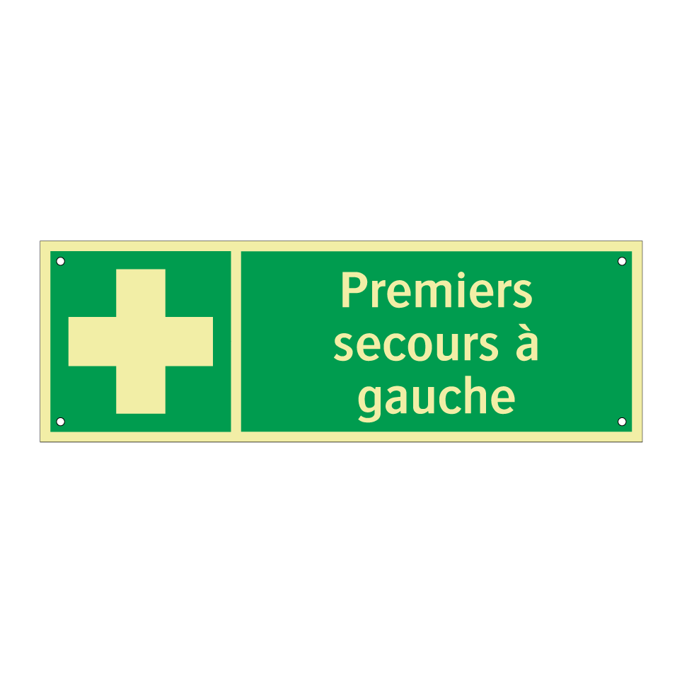 Premiers secours à gauche