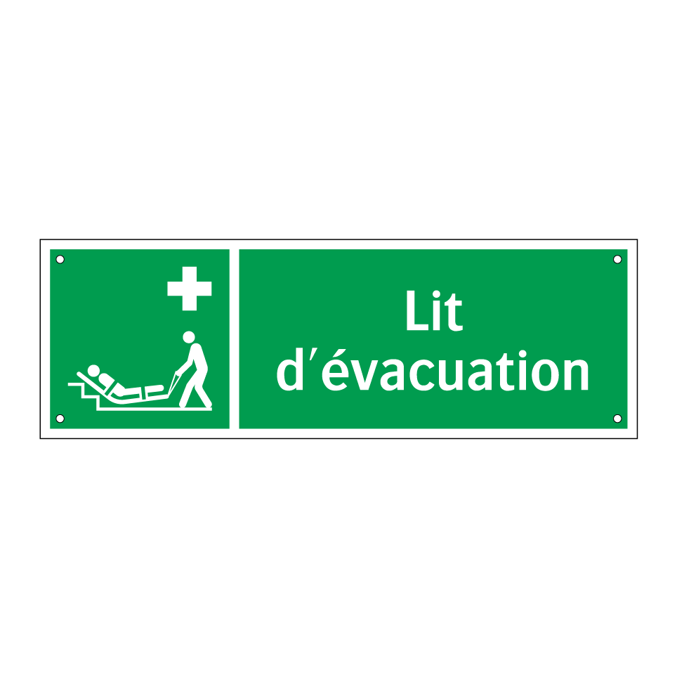 Lit d'évacuation