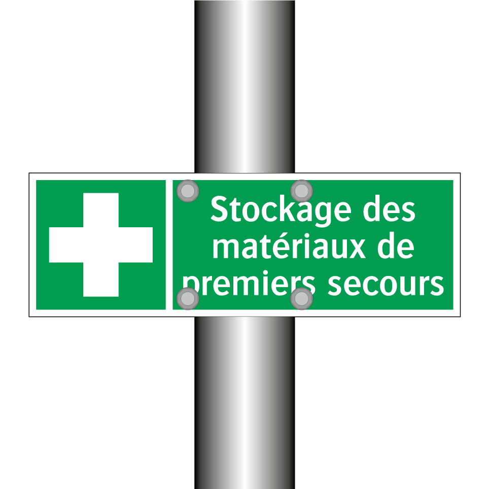 Stockage des matériaux de premiers secours