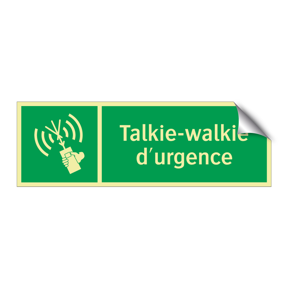 Talkie-walkie d'urgence