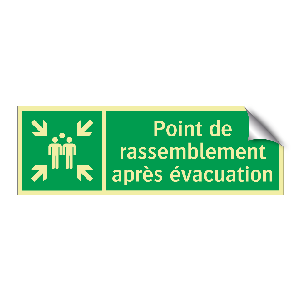 Point de rassemblement après évacuation