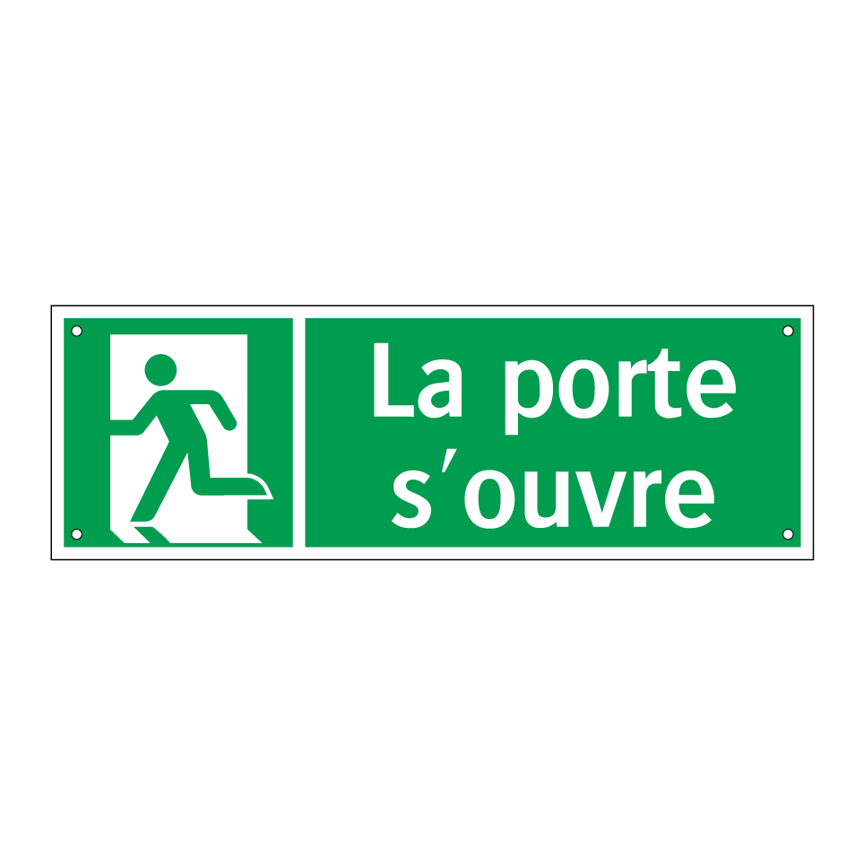 La porte s'ouvre
