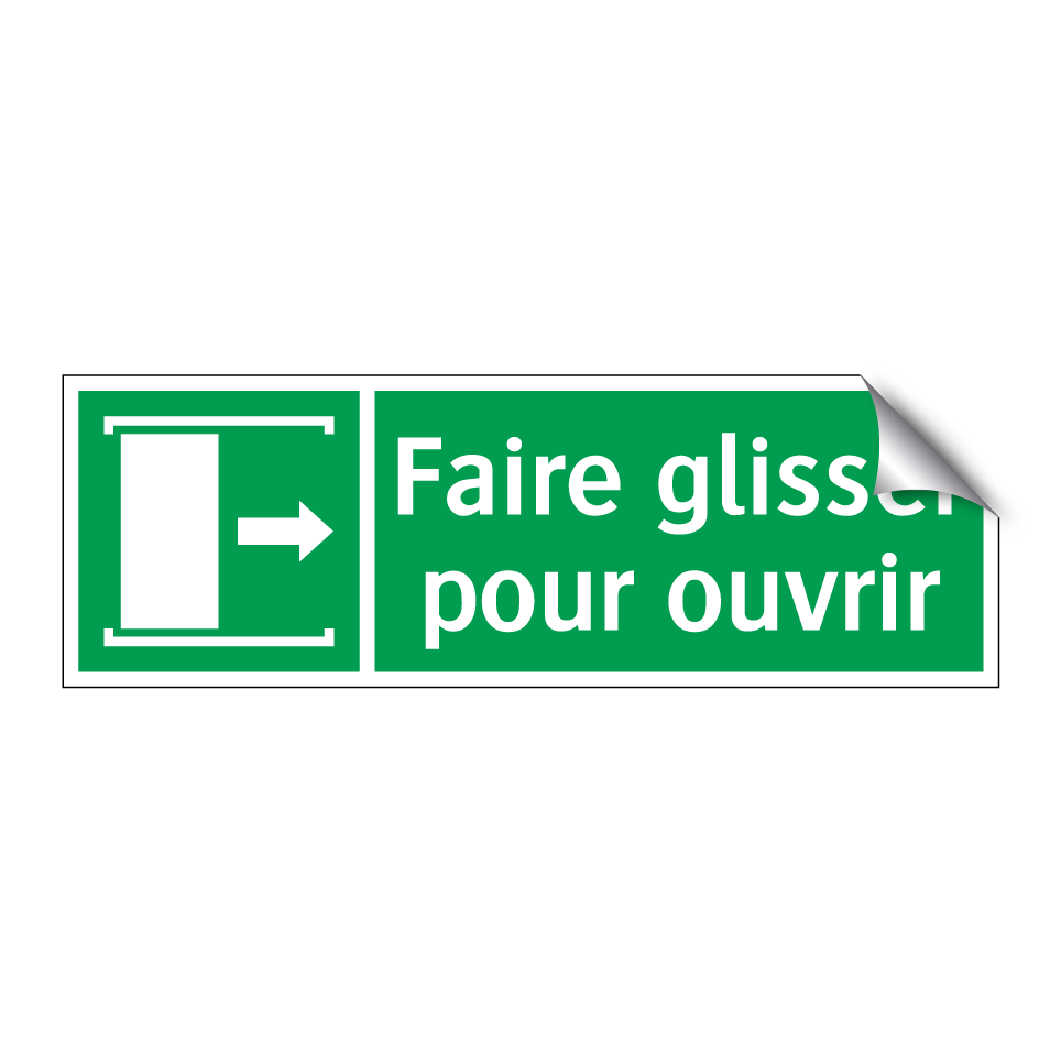 Faire glisser pour ouvrir
