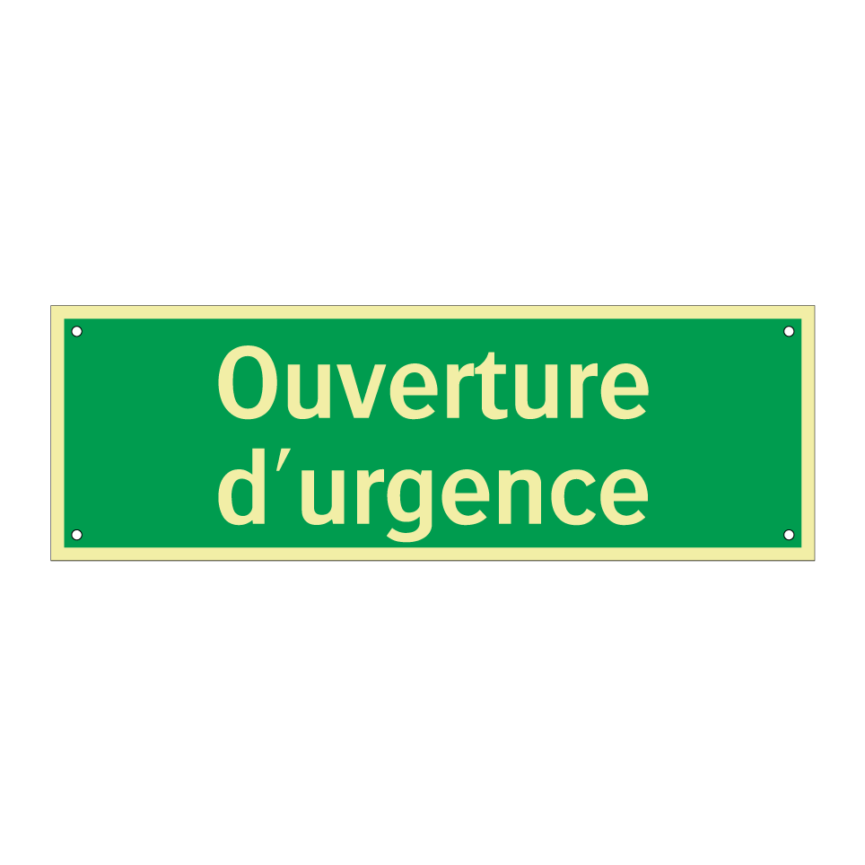 Ouverture d'urgence