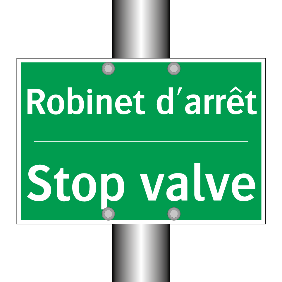 Robinet d'arrêt - Stop valve