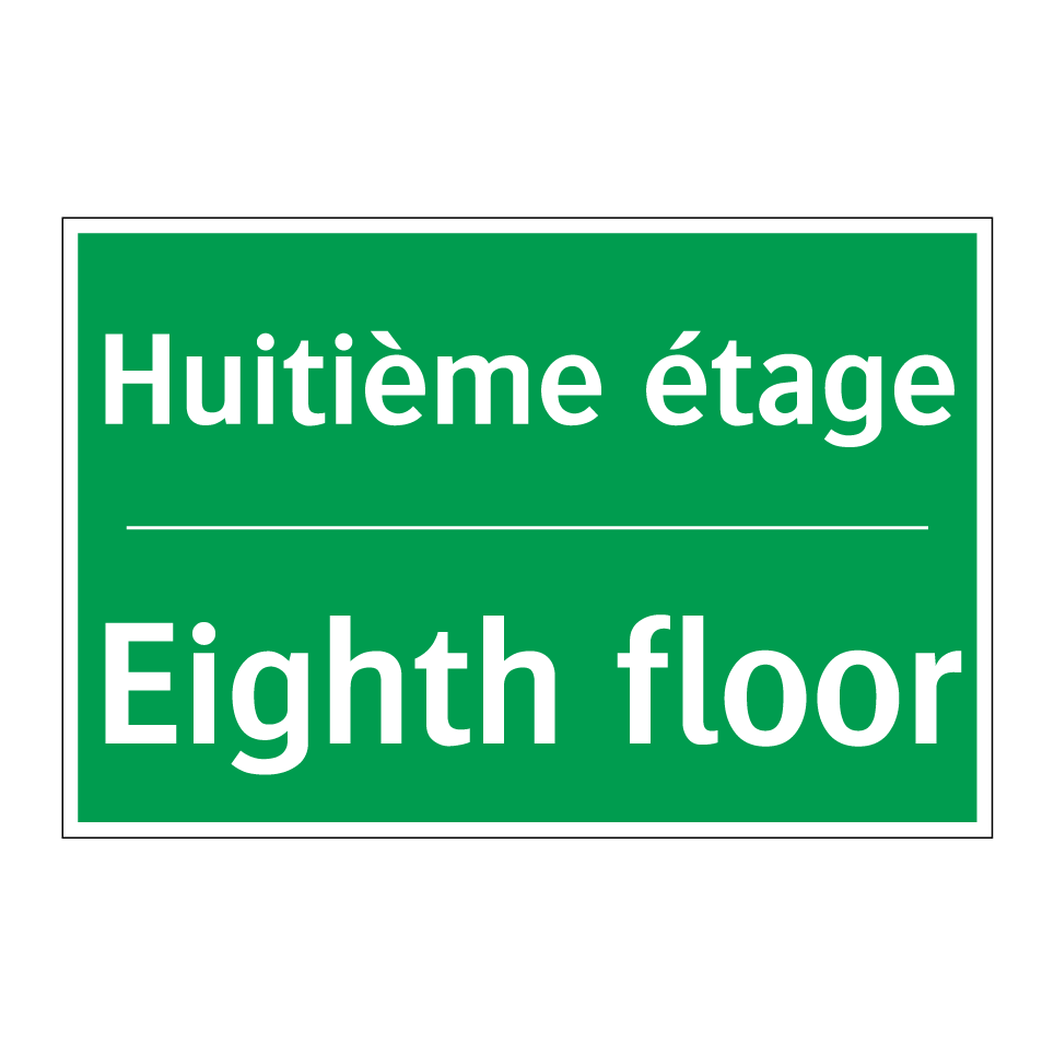 Huitième étage - Eighth floor