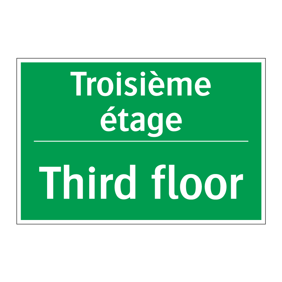 Troisième étage - Third floor