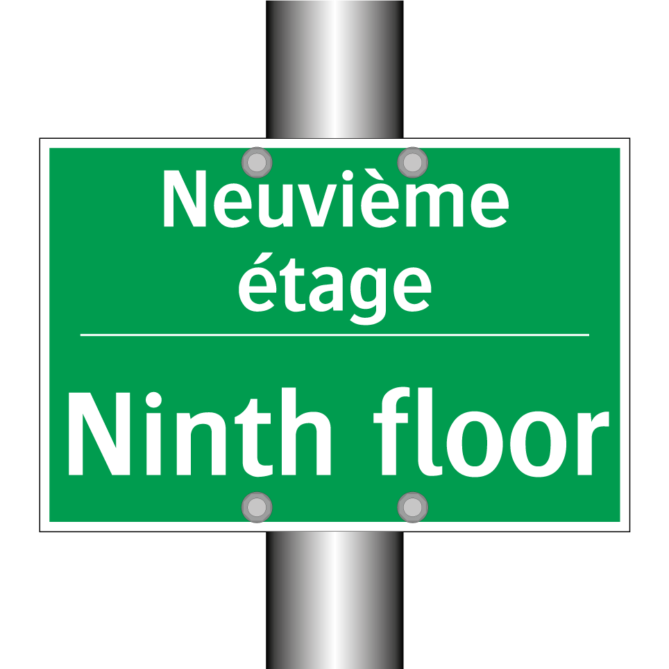 Neuvième étage - Ninth floor