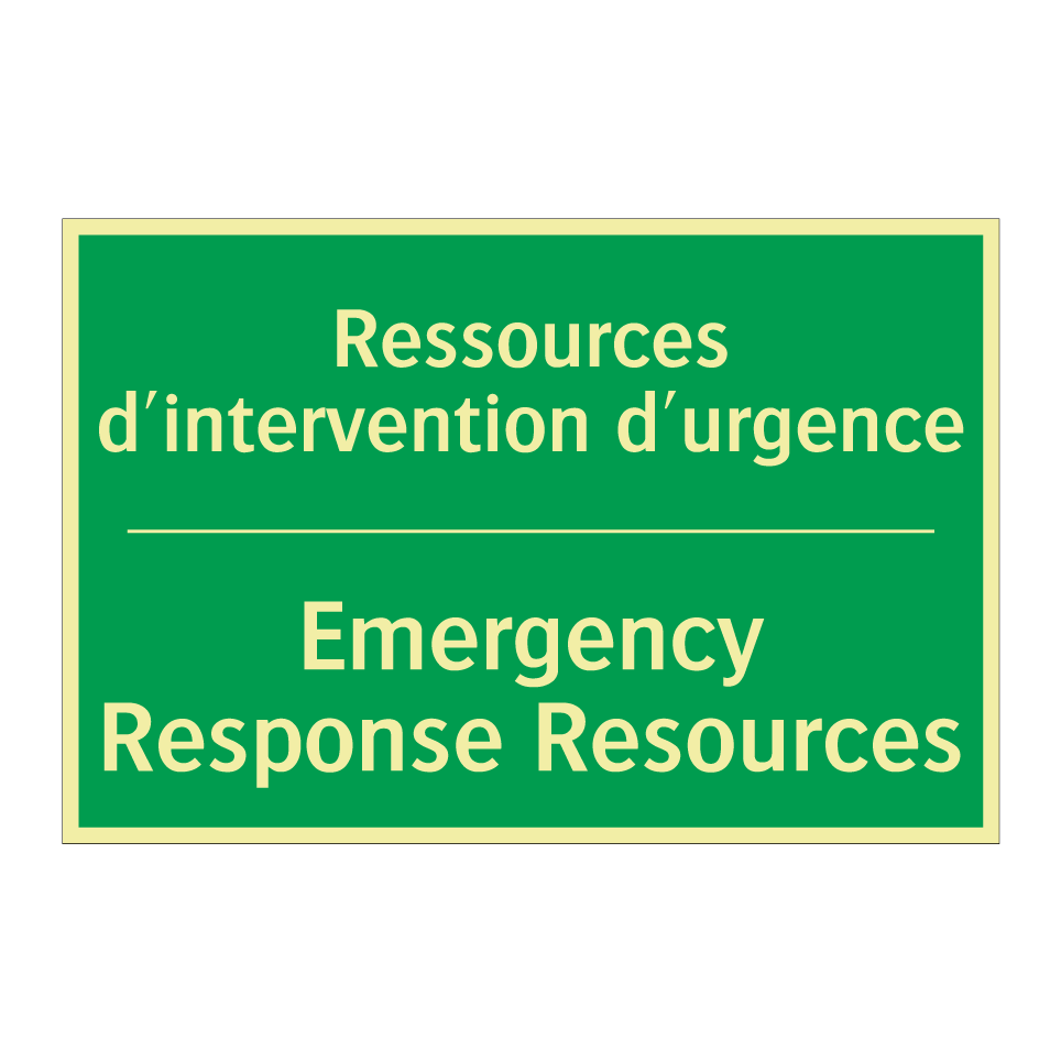 Ressources d'intervention d'urgence /.../ - Emergency Response Resources