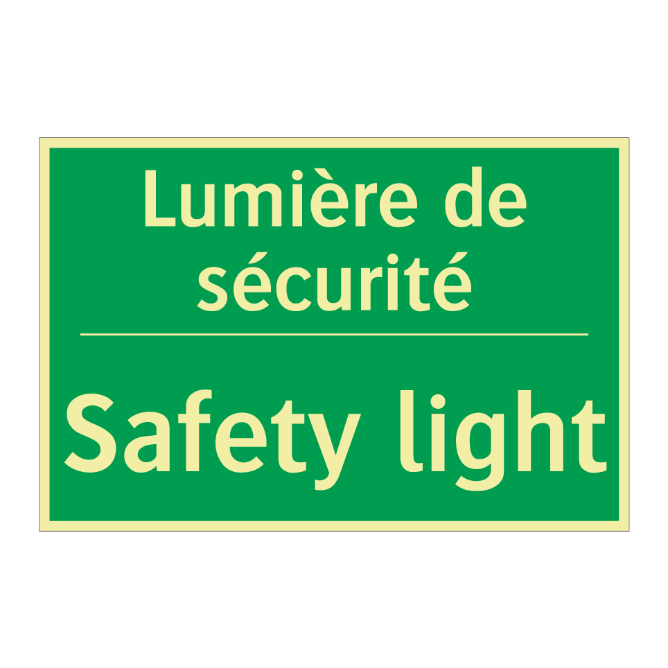 Lumière de sécurité - Safety light
