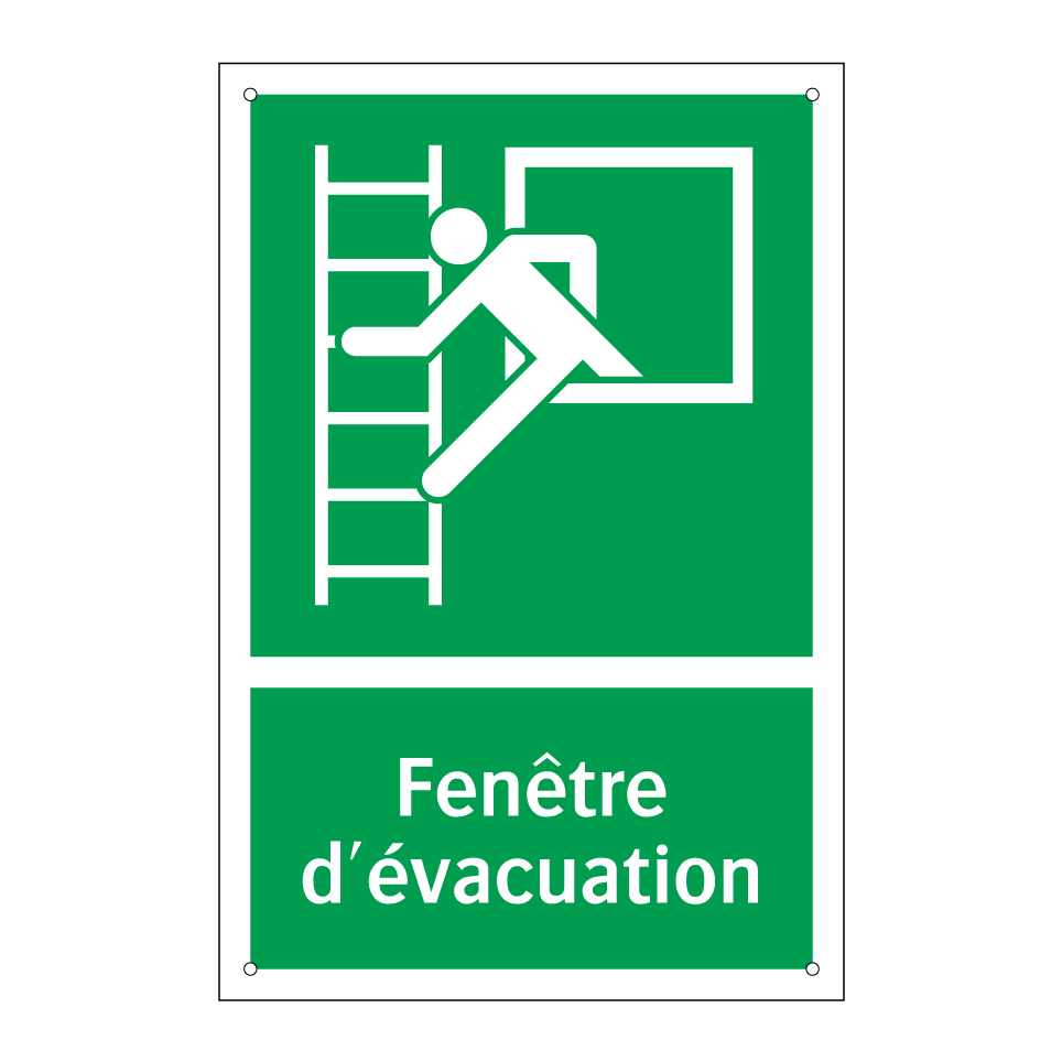 Fenêtre d'évacuation