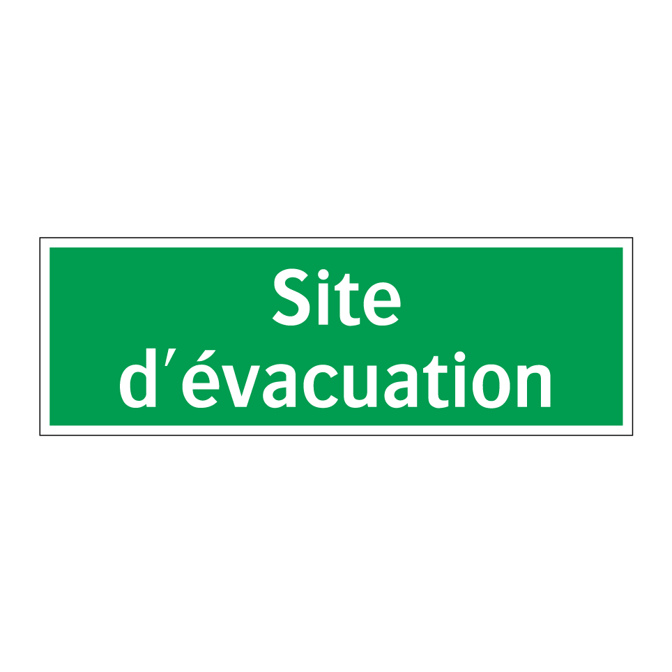 Site d'évacuation
