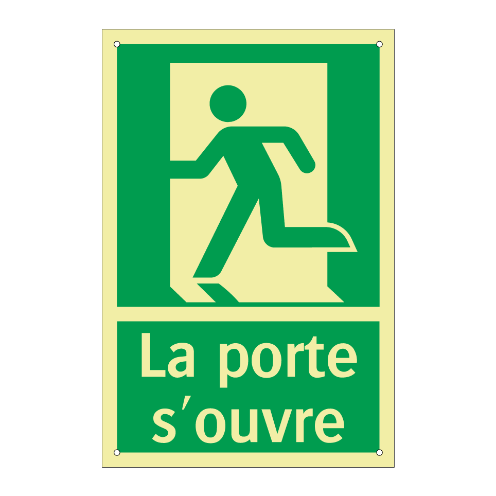 La porte s'ouvre