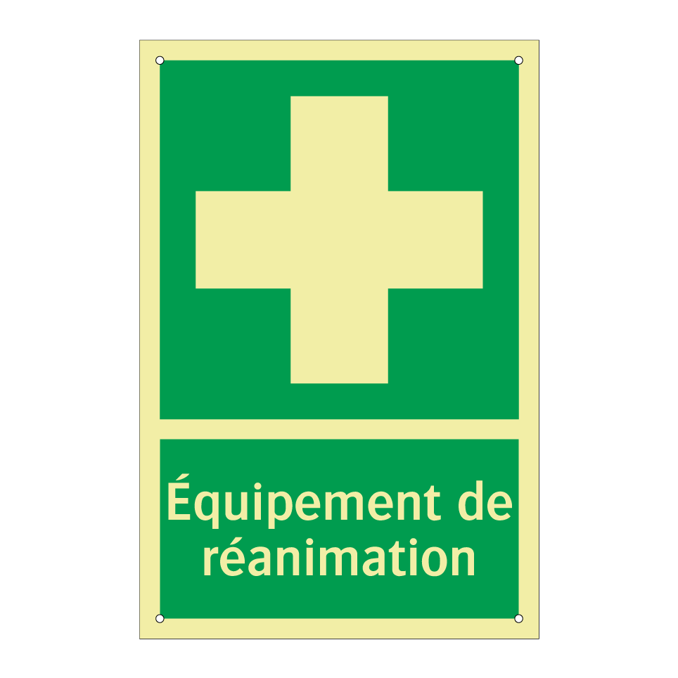 Équipement de réanimation