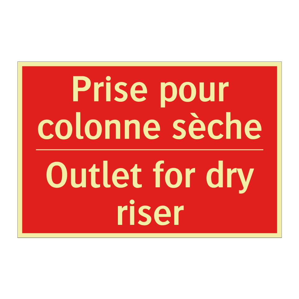 Prise pour colonne sèche - Outlet for dry riser