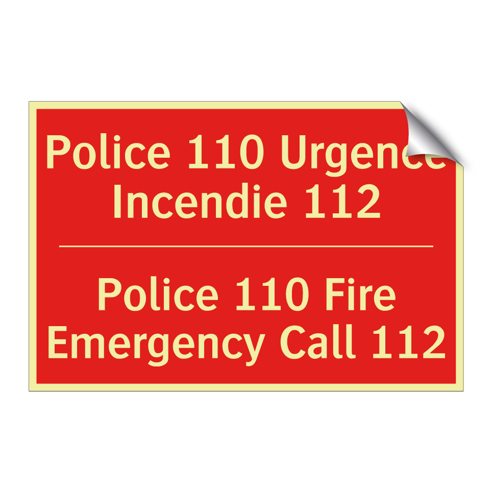 Police 110 Urgence Incendie 112 /.../ - Police 110 Fire Emergency Call /.../
