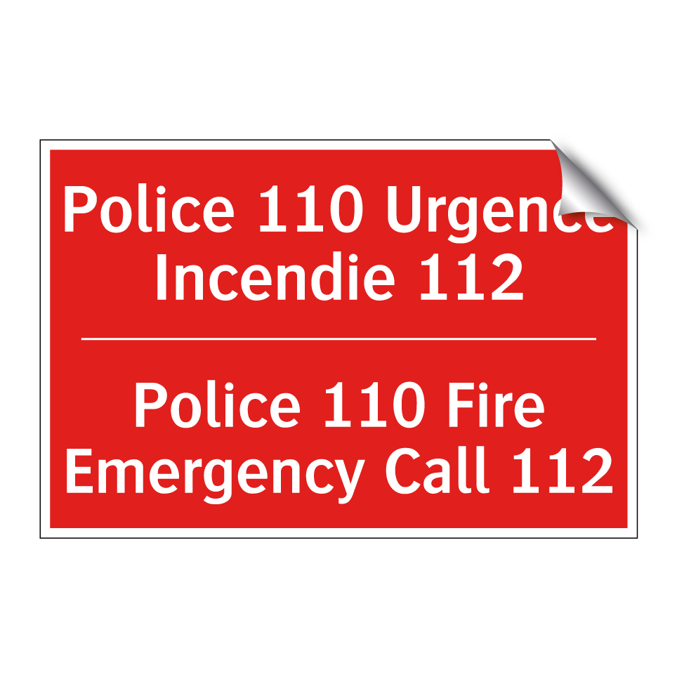 Police 110 Urgence Incendie 112 /.../ - Police 110 Fire Emergency Call /.../