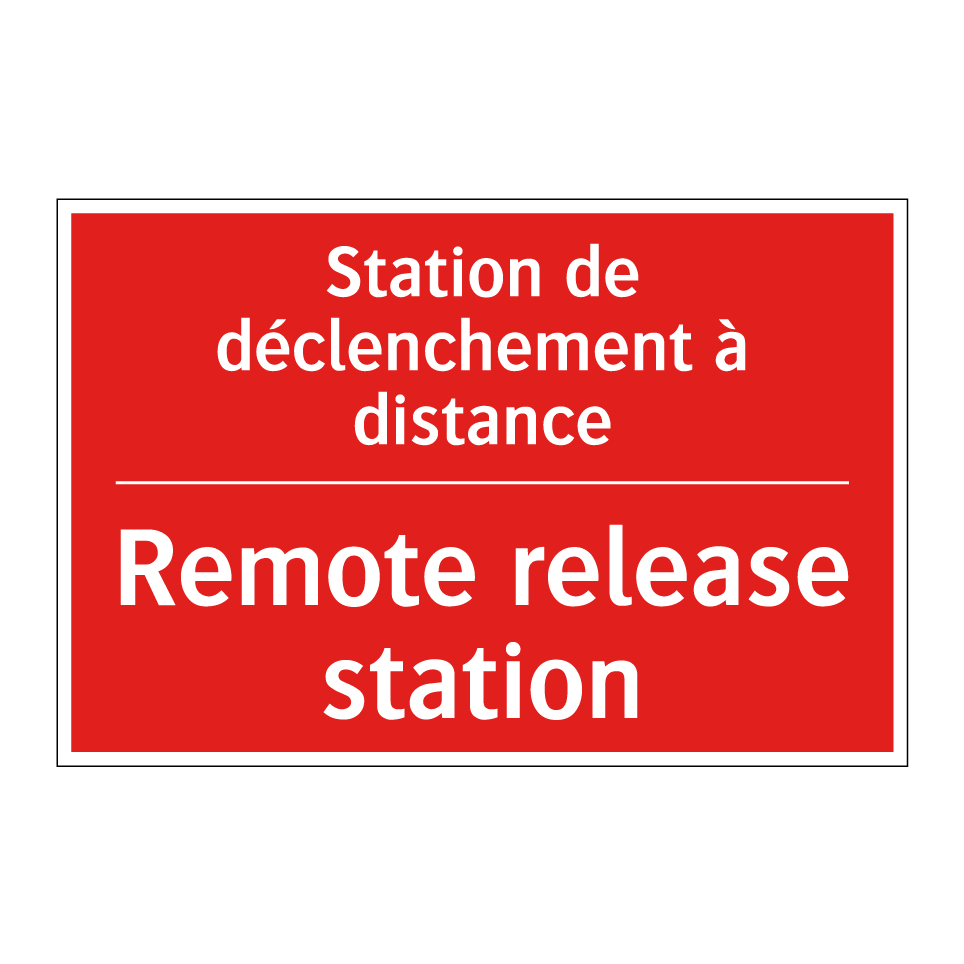 Station de déclenchement à distance /.../ - Remote release station