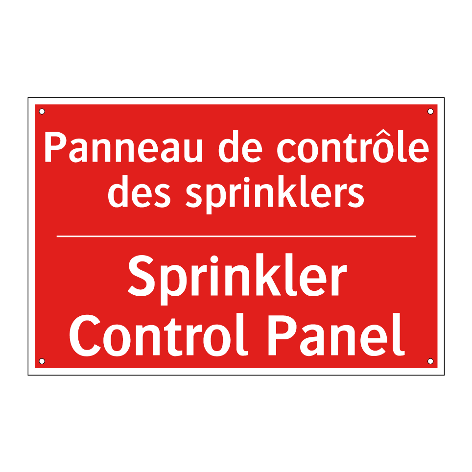 Panneau de contrôle des sprinklers /.../ - Sprinkler Control Panel