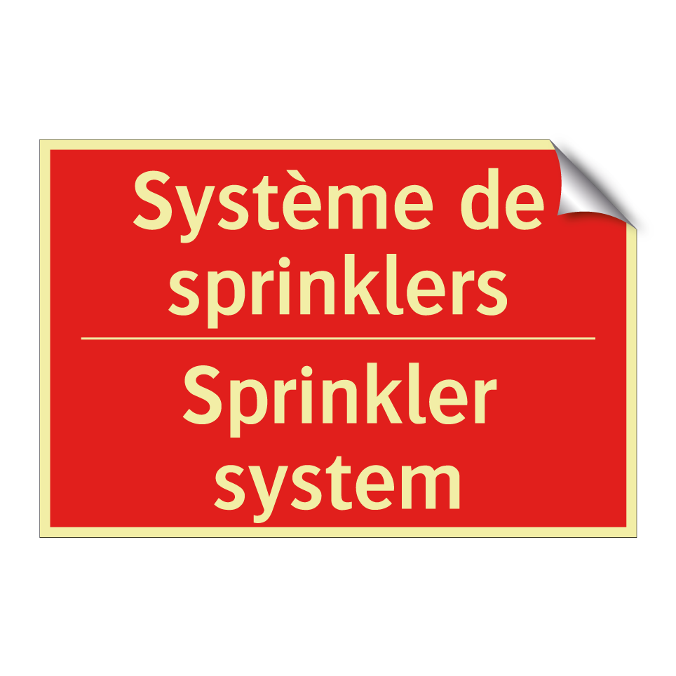 Système de sprinklers - Sprinkler system