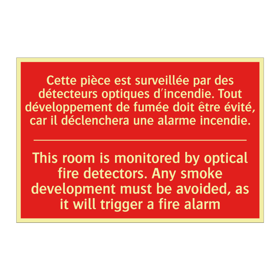 Cette pièce est surveillée par /.../ - This room is monitored by optical /.../