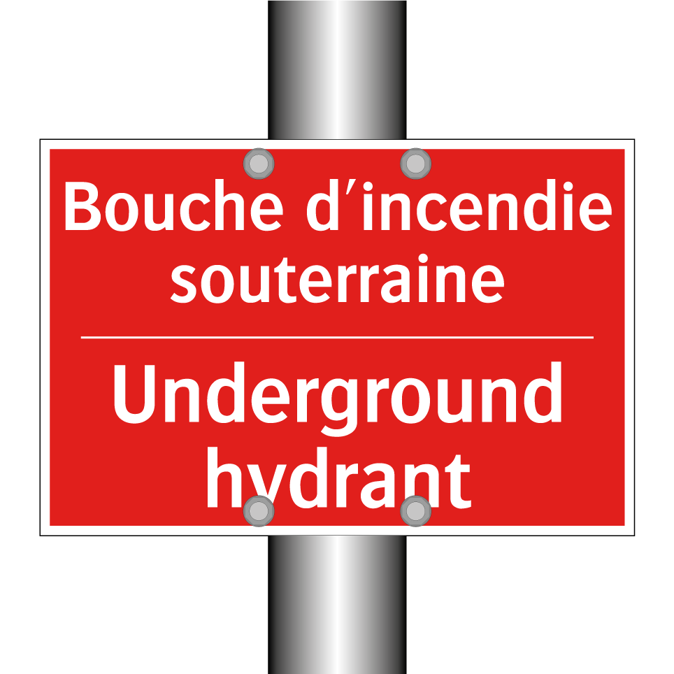 Bouche d'incendie souterraine - Underground hydrant