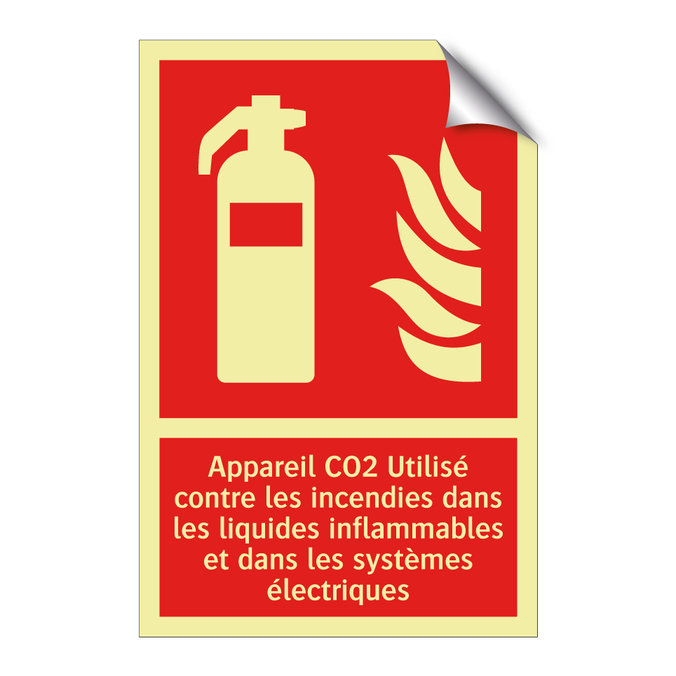 Appareil CO2 Utilisé contre les incendies dans les liquides inflammables et dans les systèmes électriques