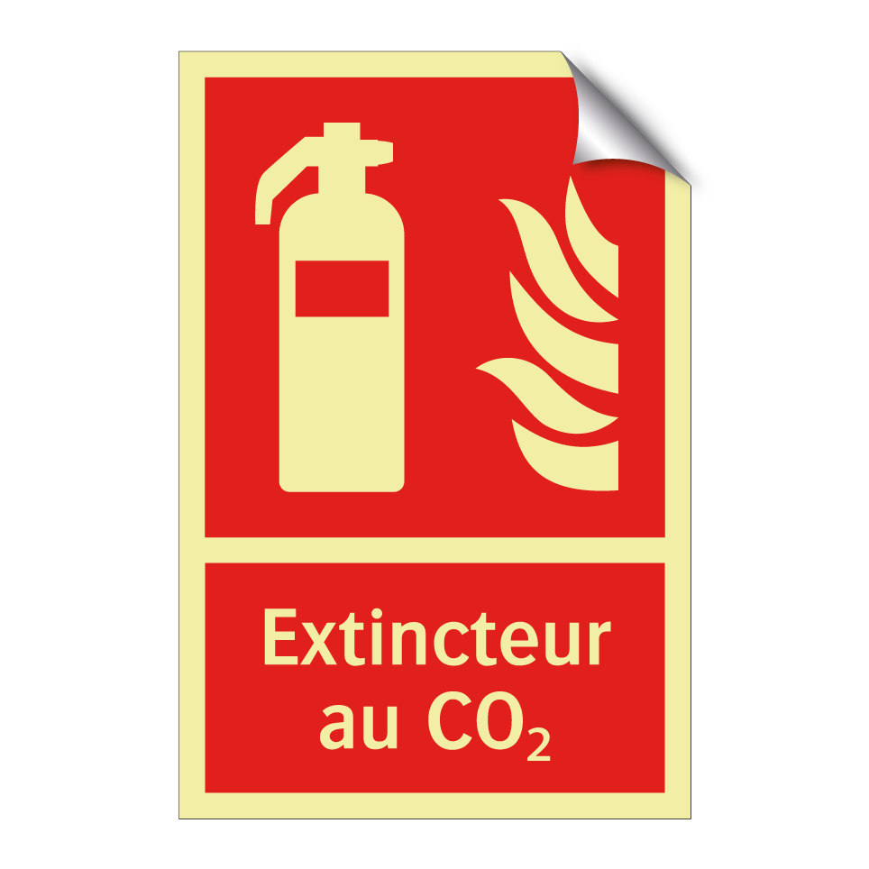 Extincteur au CO₂