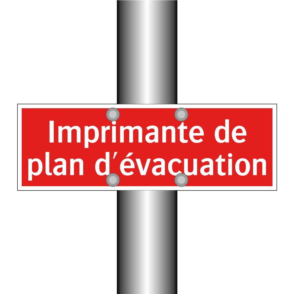 Imprimante de plan d'évacuation