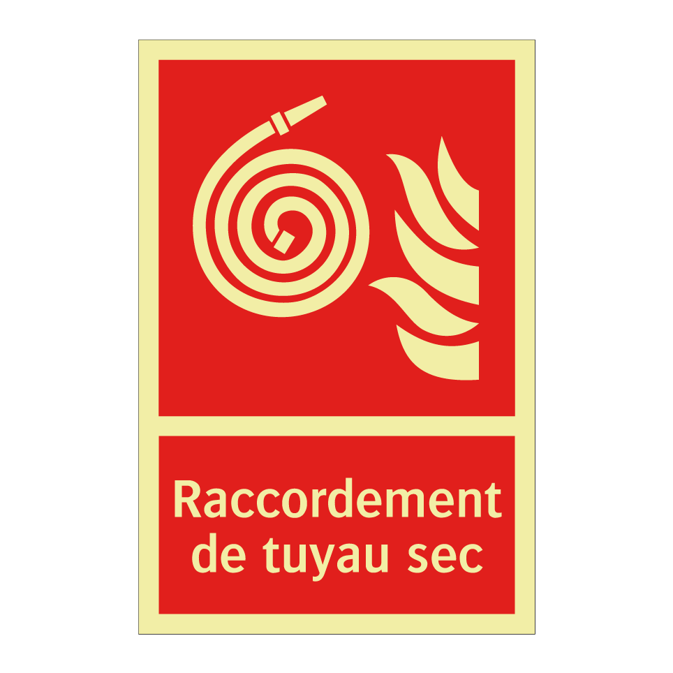 Raccordement de tuyau sec
