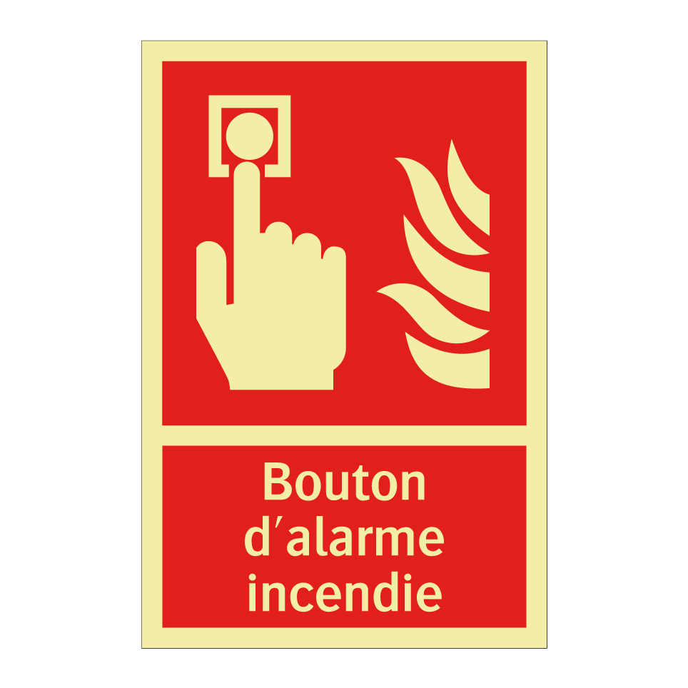 Bouton d'alarme incendie