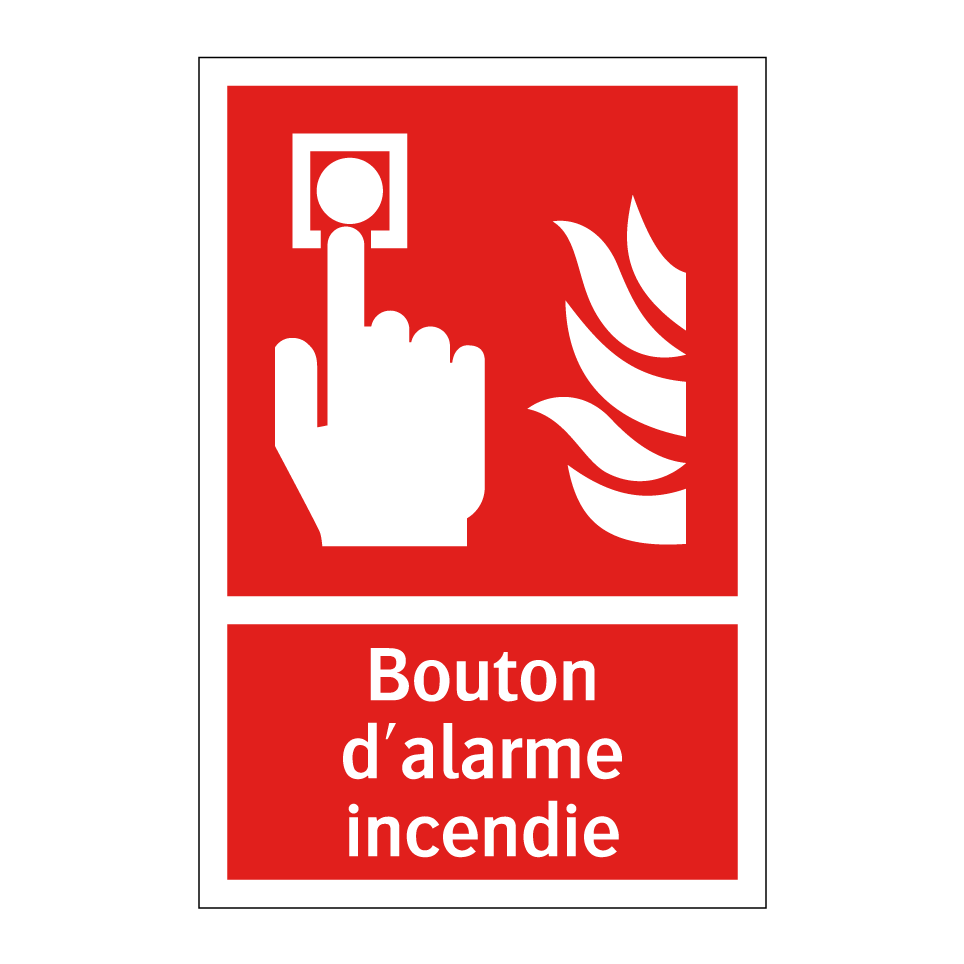 Bouton d'alarme incendie