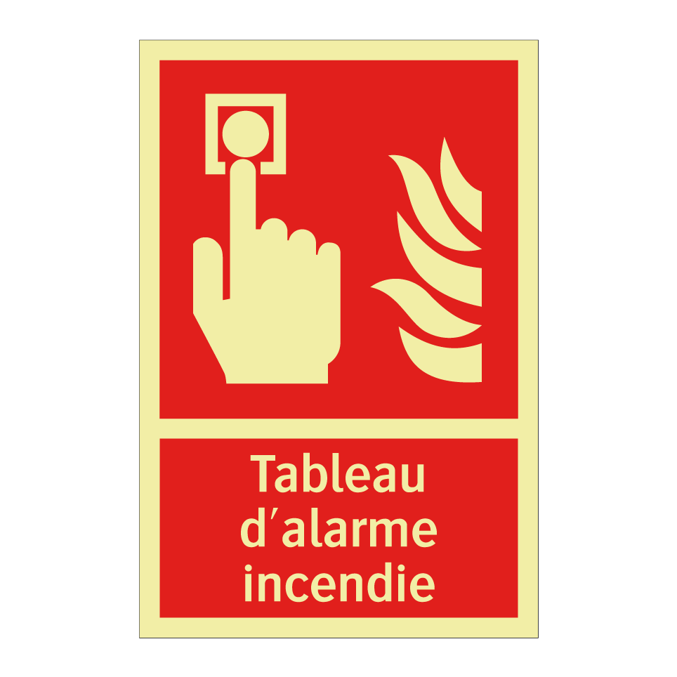 Tableau d'alarme incendie