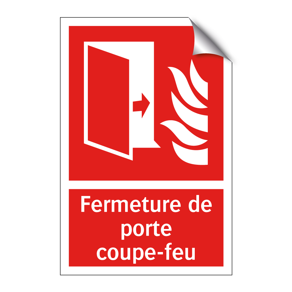 Fermeture de porte coupe-feu