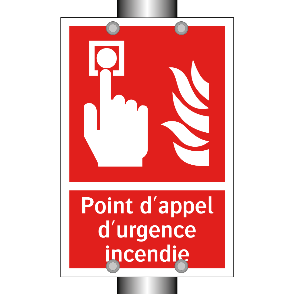 Point d'appel d'urgence incendie