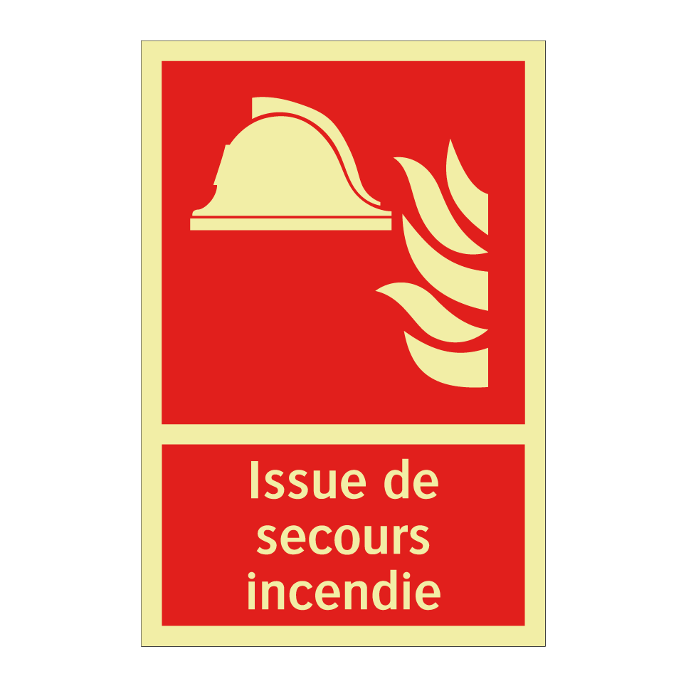 Issue de secours incendie