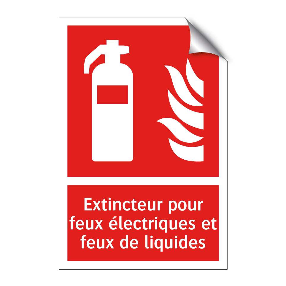 Extincteur pour feux électriques et feux de liquides